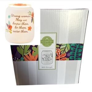 Scentsy With Strength Wax Warmer Inspirational Women Mom Mother’s Day NIB 2022